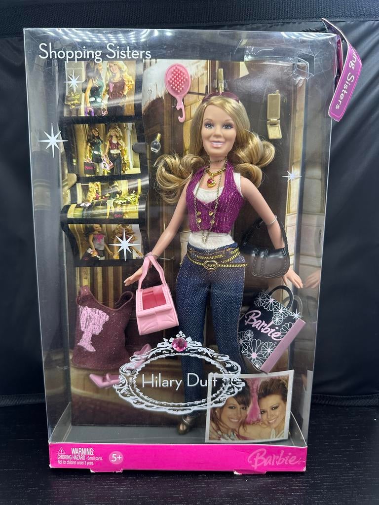 Barbie Shopping Sisters Hilary Duff pop - Nieuw in doos, D, Barbie, Nieuw, Ophalen of Verzenden