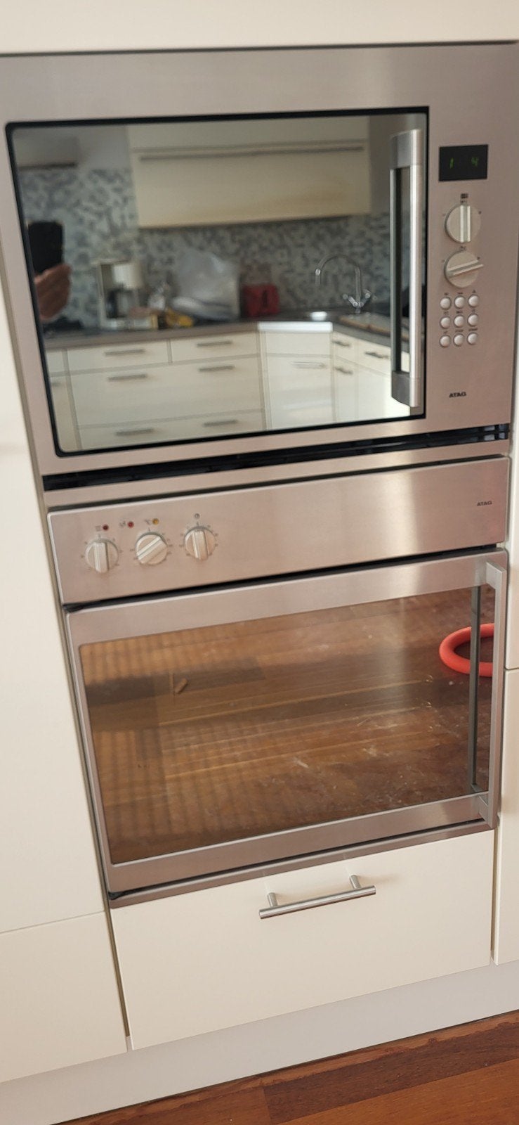 ATAG Inbouw Combimagnetron en Oven Set, Witgoed en Apparatuur, Ophalen, Combimagnetron, Gebruikt, 60 cm of meer