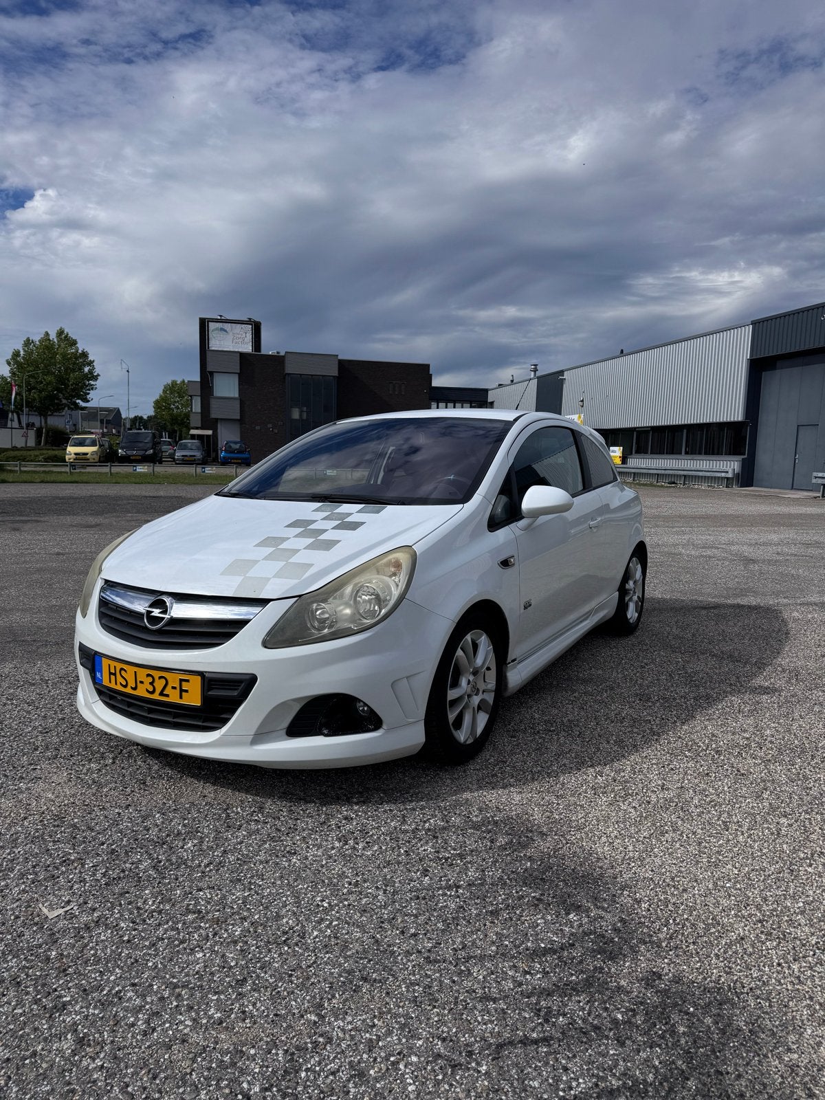 Opel Corsa D OPC-line 2009, Auto's, Wit, 1364 cc, Particulier, Corsa