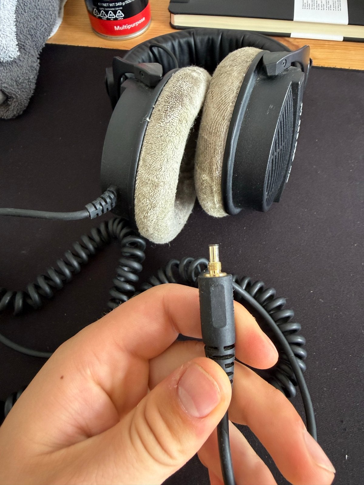 Beyerdynamic DT 990 PRO 250 OHM - Jack defect, Audio, Tv en Foto, Koptelefoons, Zwart, Ophalen, Beyerdynamic, Niet werkend