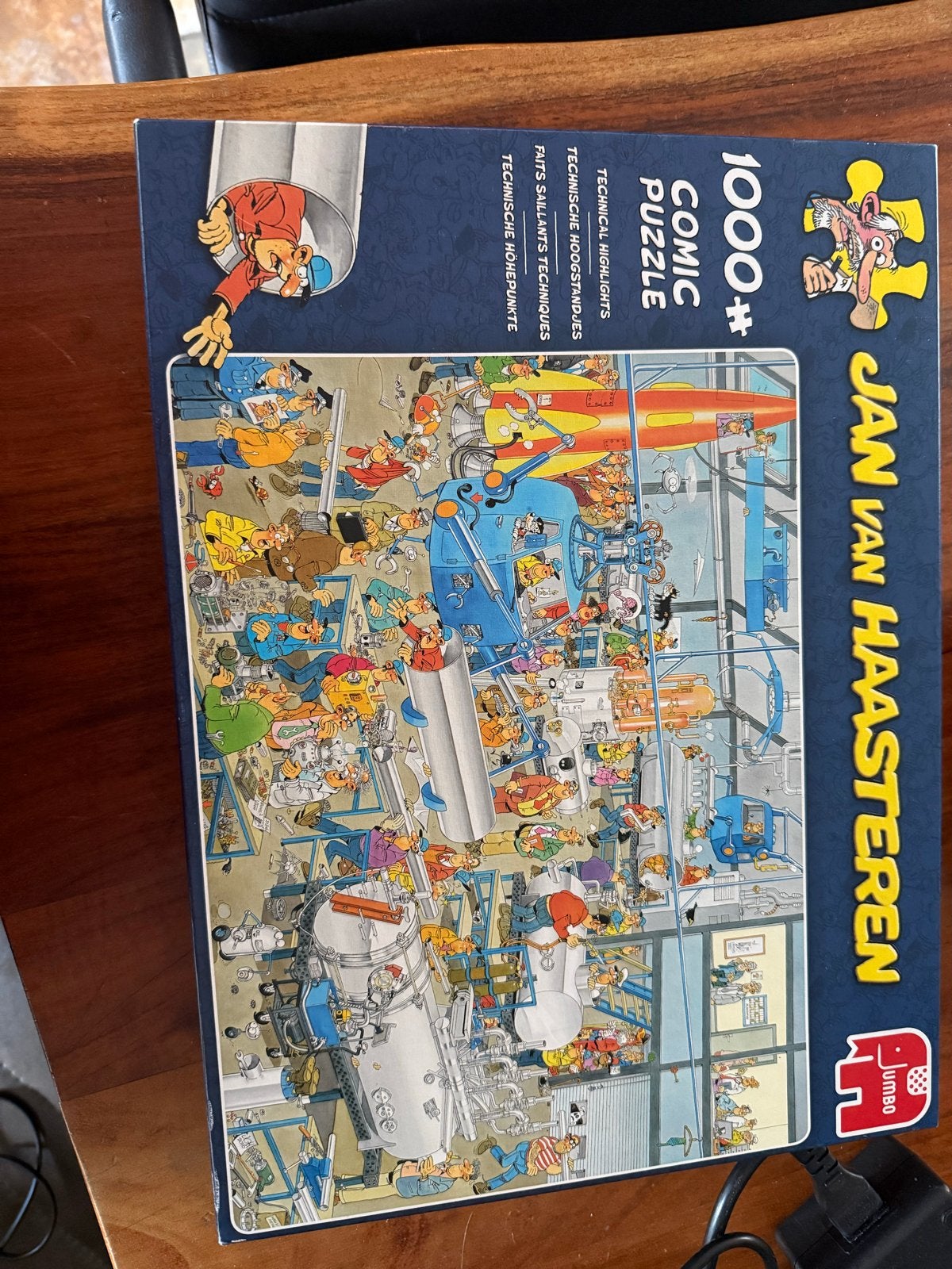 Jan van Haasteren Comic Puzzel - Technische Hoogstandjes, Ophalen, 500 t/m 1500 stukjes, Gebruikt, Legpuzzel