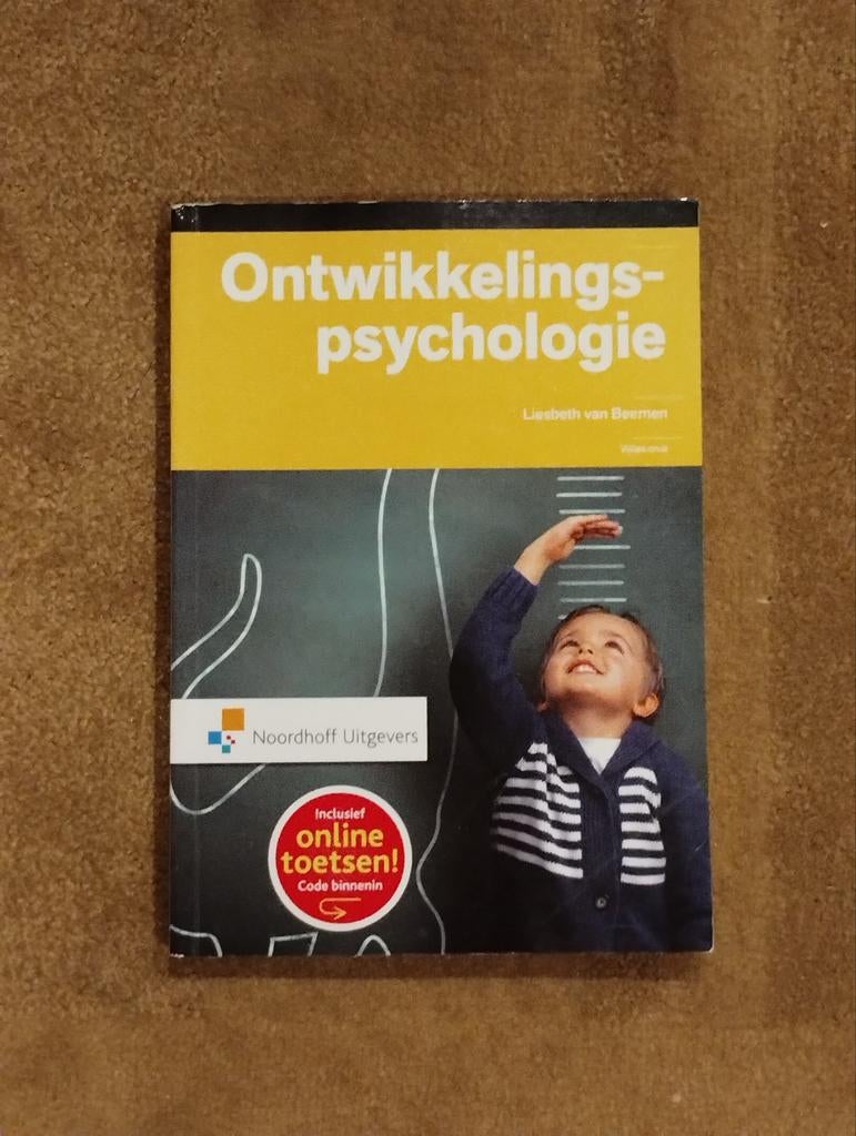 Ontwikkelingspsychologie 5e druk, Ophalen of Verzenden, Zo goed als nieuw, Overige niveaus