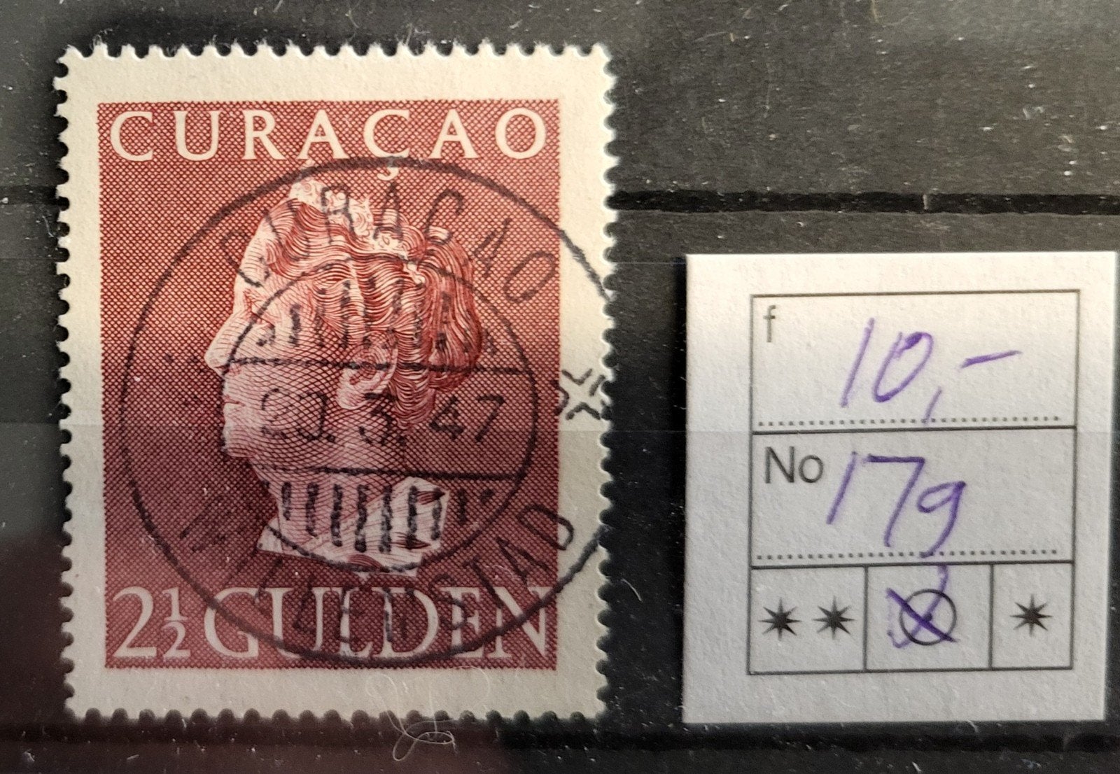Curacao 179, Ophalen of Verzenden, Gestempeld