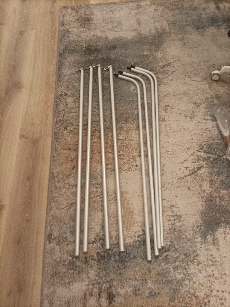 Telescopische steel en kattennetten, Ophalen, Gebruikt