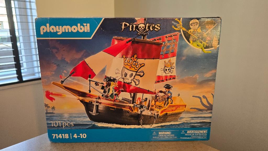 Playmobil 71418 Piratenschip Pirates nieuw in doos, Ophalen of Verzenden, Nieuw, Complete set