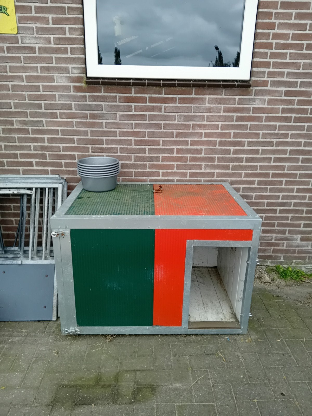 Te koop hondenhok voor buiten, Ophalen of Verzenden, 110 cm of meer, 65 tot 100 cm