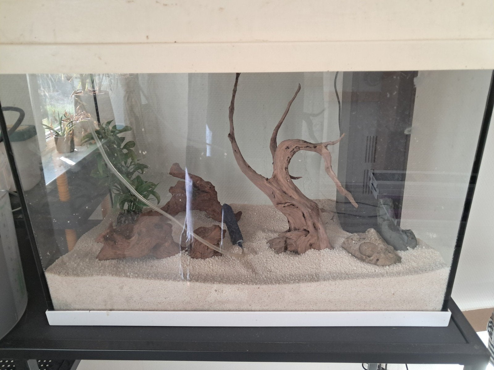Aquarium met toebehoren., Ophalen, Gebruikt