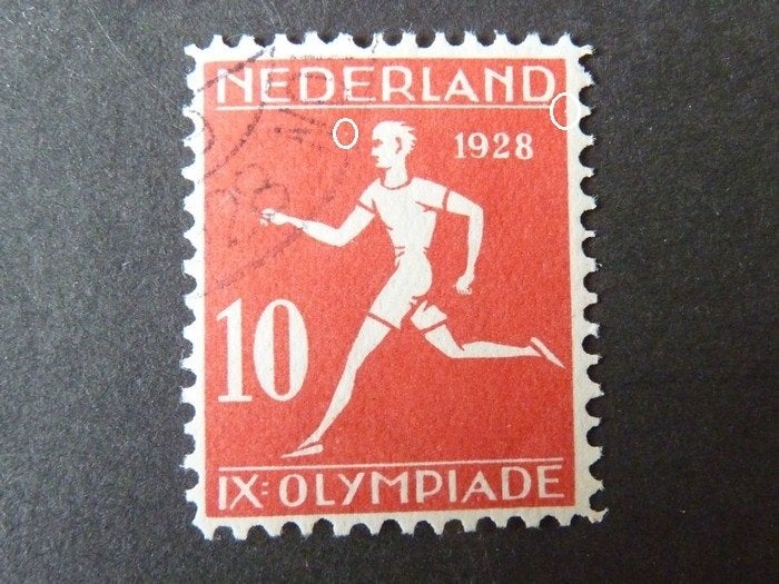 plaatfout 217 , gestempeld., Postzegels en Munten, Postzegels | Nederland, Verzenden, T/m 1940, Gestempeld