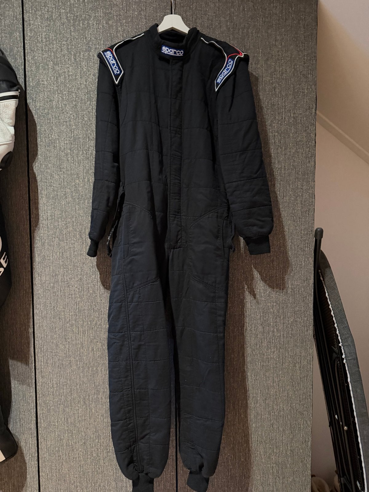 Sparco FIA Race Overall - Maat 54 - Zwart, Ophalen, Gebruikt