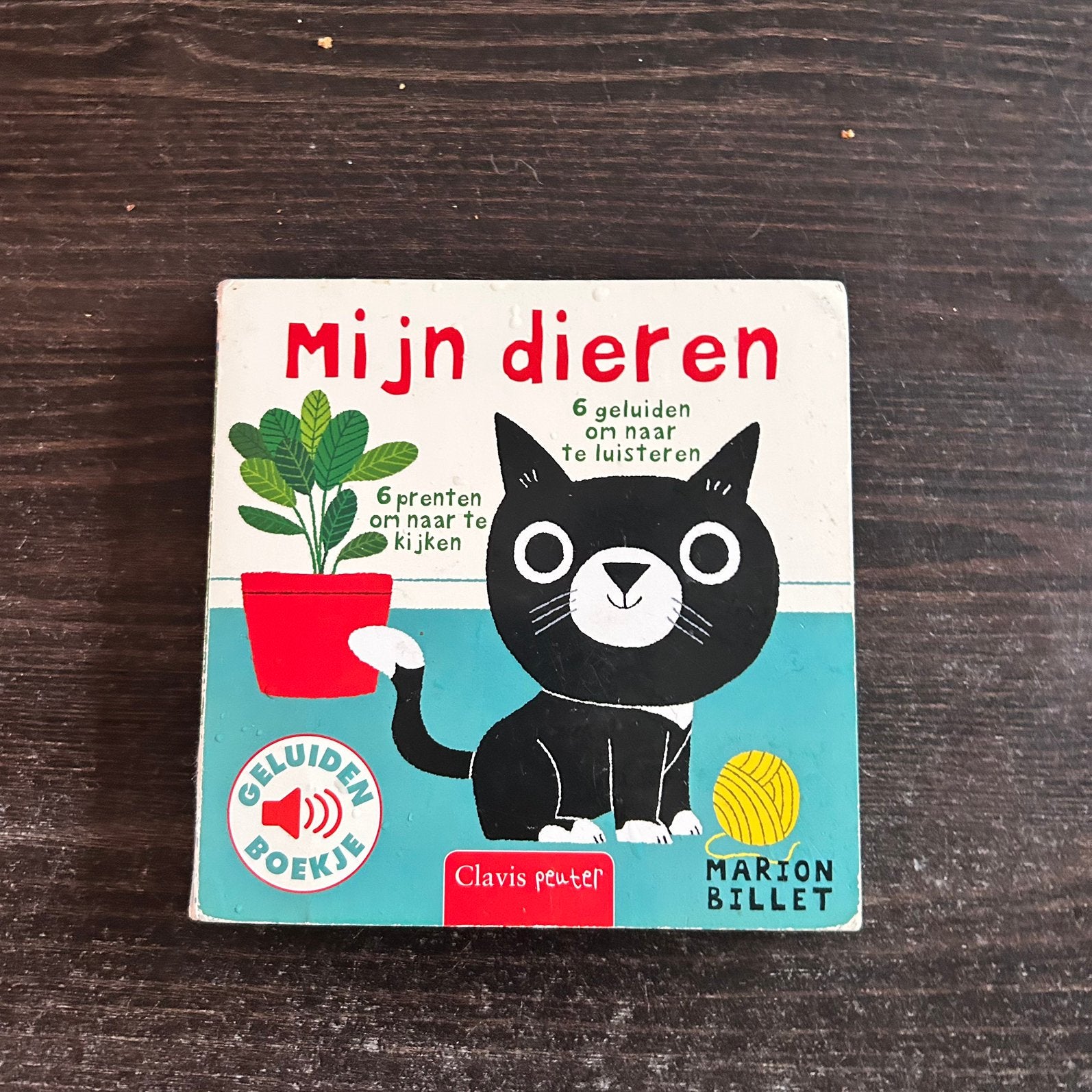 Mijn dieren Marion Billet – Clavis geluidenboekje, Ophalen of Verzenden, Gelezen, Uitklap-, Voel- of Ontdekboek, 6 tot 12 maanden