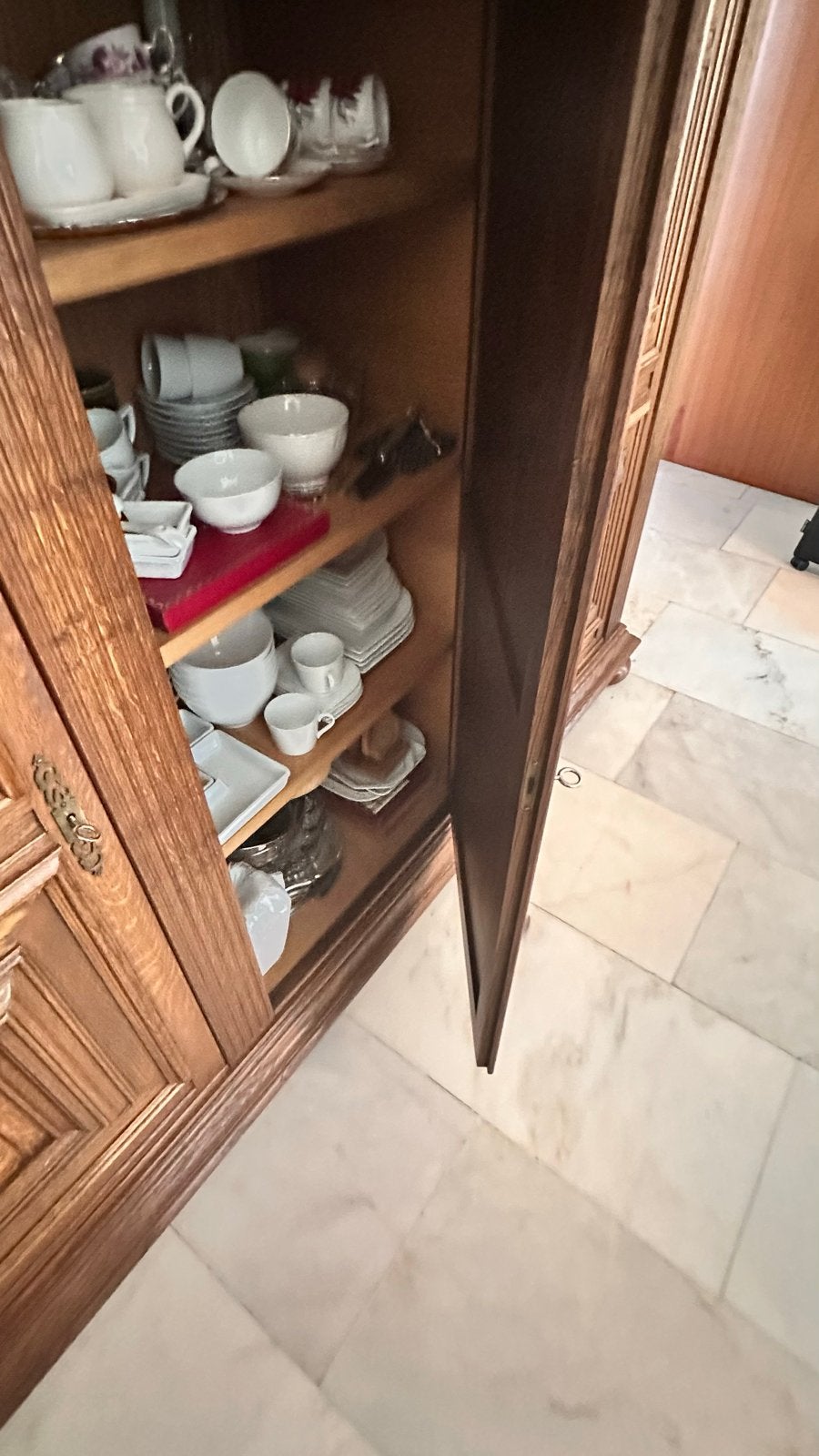 Massief eiken dressoir met 3 deuren, Ophalen of Verzenden