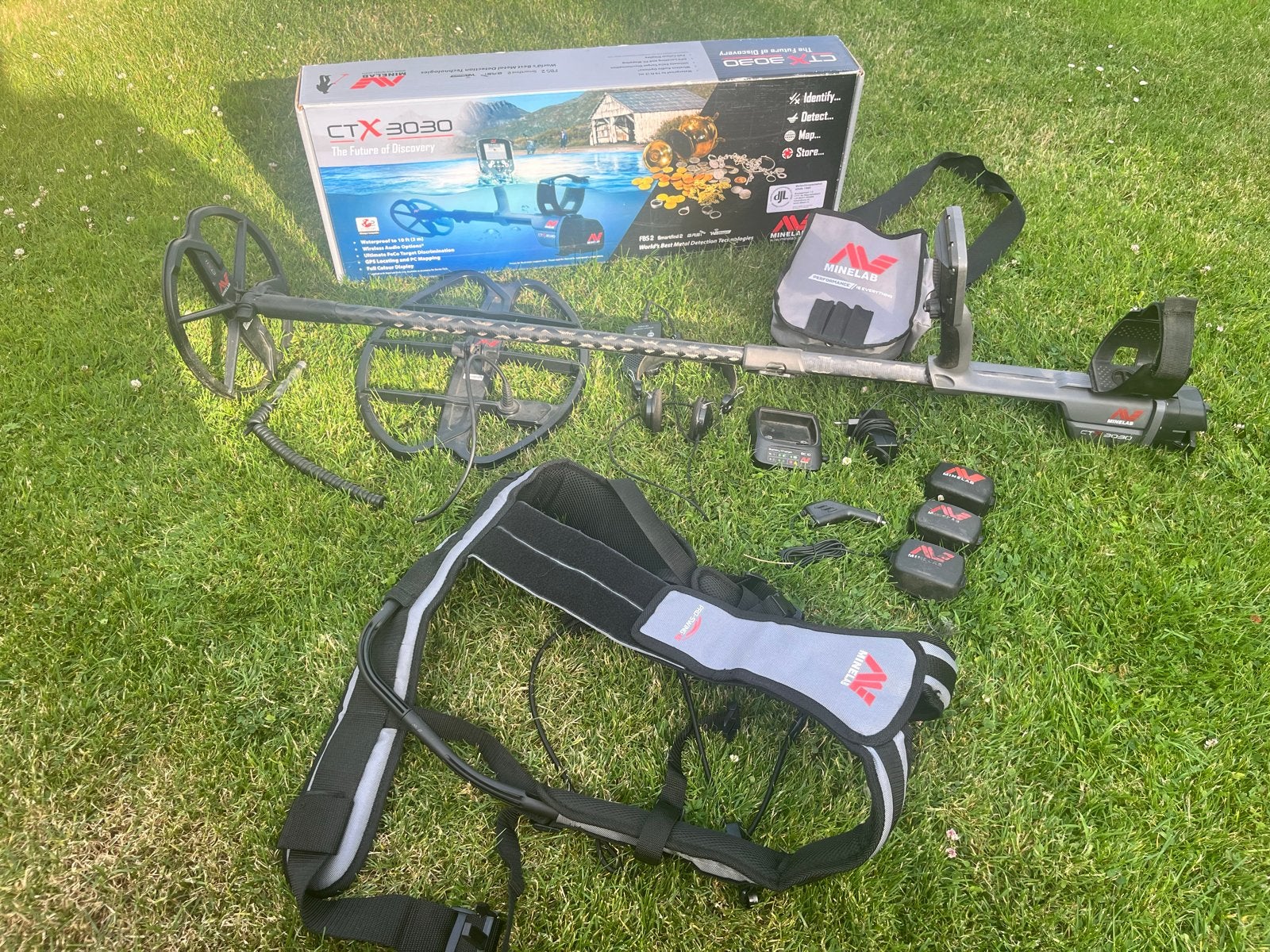 Minelab CTX 3030 Metaaldetector met Extra's, Ophalen, Gebruikt, Meer dan 30 cm, Minelab