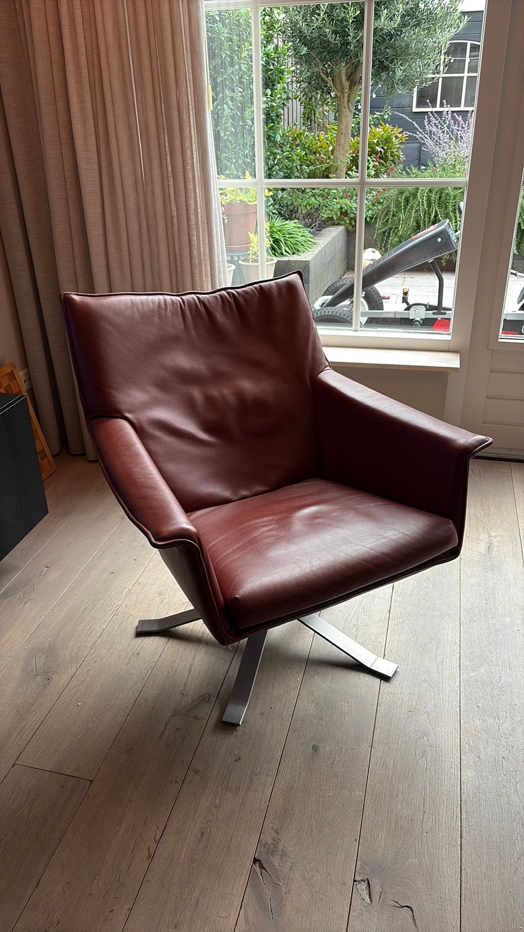 Design on stock Limec Fauteuil, Ophalen, Gebruikt, 50 tot 75 cm, Leer