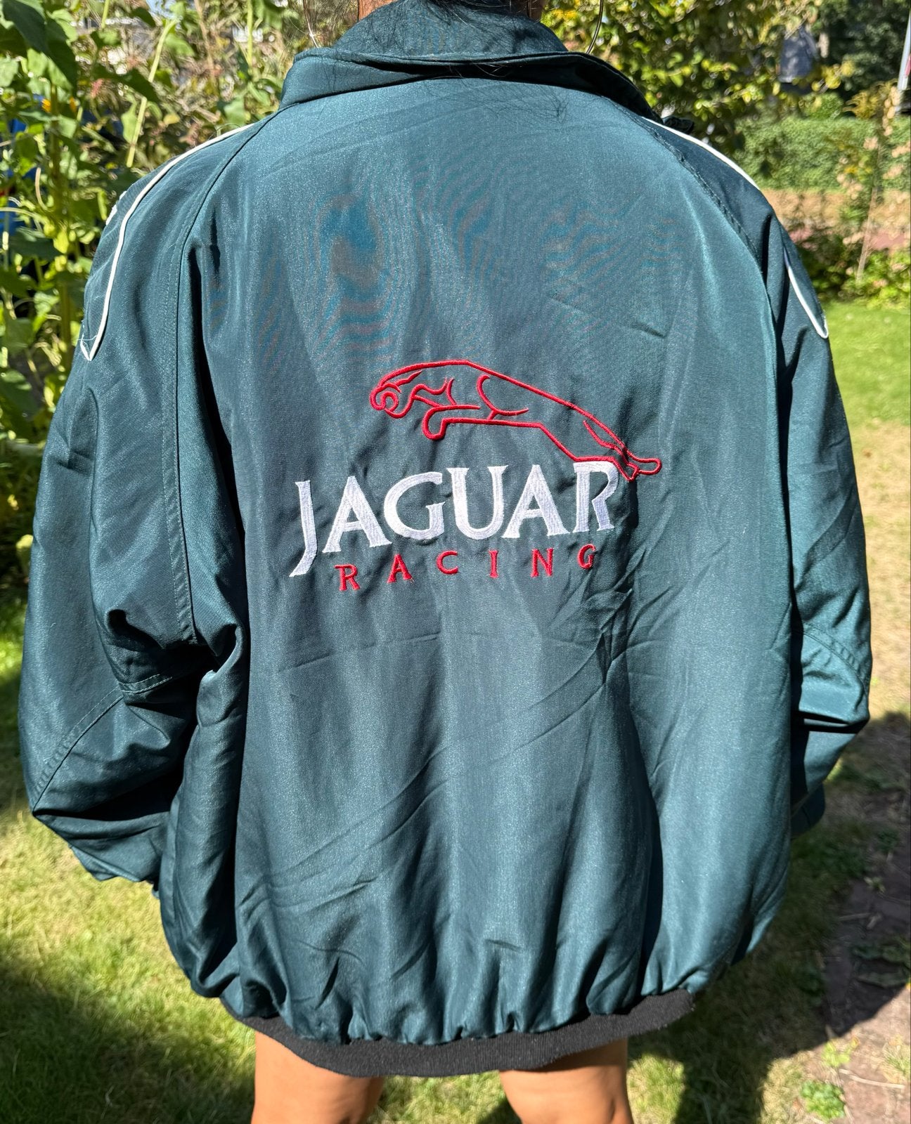 Unieke Jaguar Racing jas XL - Nooit gedragen, Ophalen of Verzenden, Nieuw, Maat 56/58 (XL), Groen