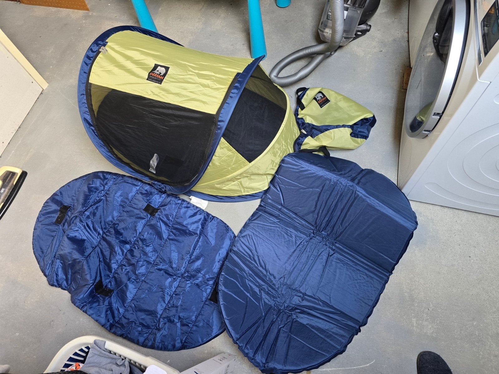 Deryan Travel Cot Peuter Luxe met matras en slaapzak, Ophalen of Verzenden, Zo goed als nieuw, Tot en met 2