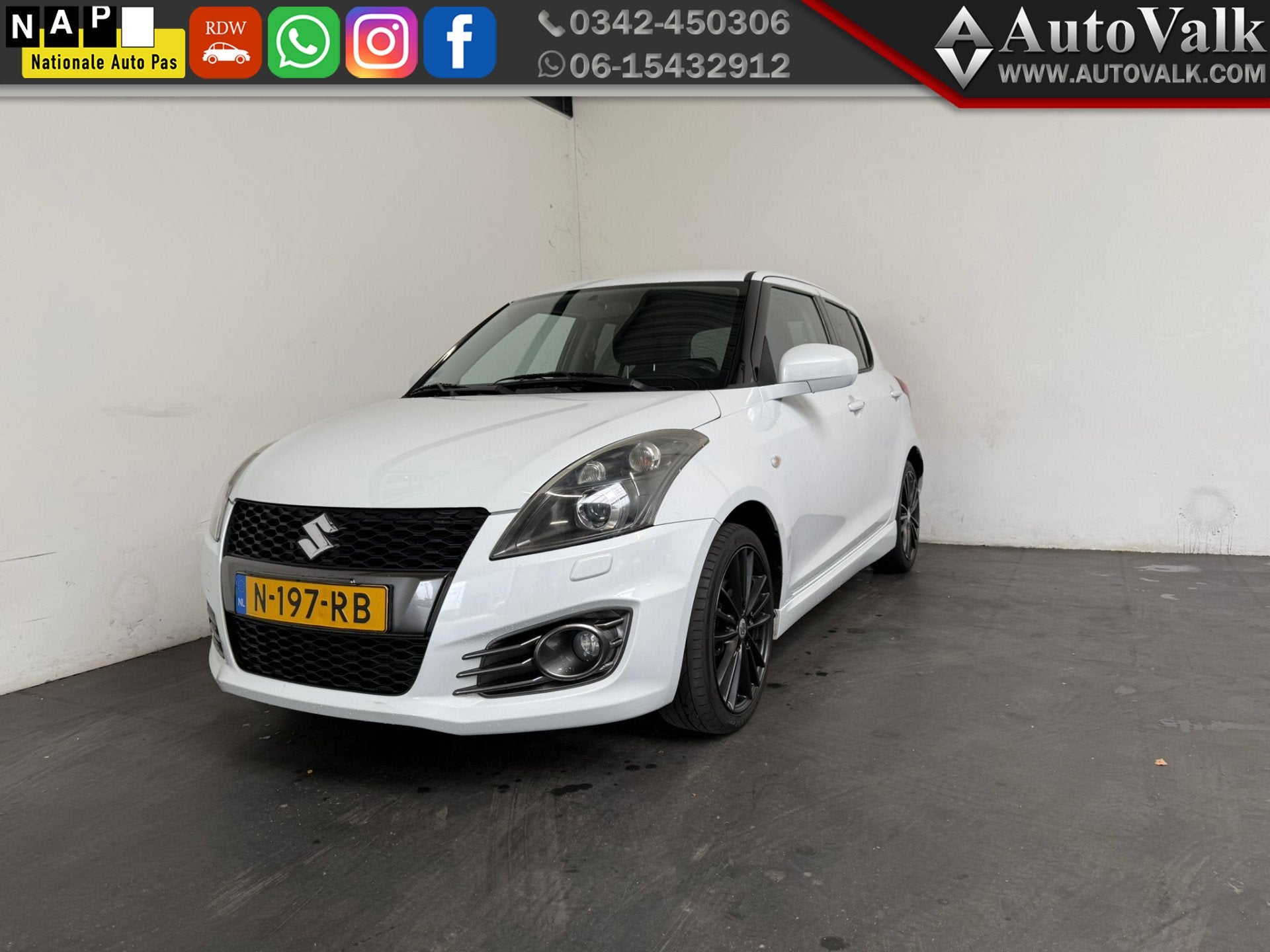 Suzuki Swift 1.6 Sport, Full Option! (bj 2013), Auto's, Suzuki, Voorwielaandrijving, Euro 5, 136 pk, Gebruikt