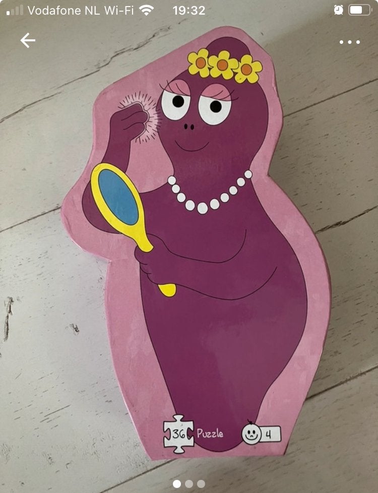 Kinderpuzzel nieuw in doos Barba Bella Barbapapa, Ophalen of Verzenden, Meer dan 50 stukjes, Zo goed als nieuw, 6 jaar of ouder