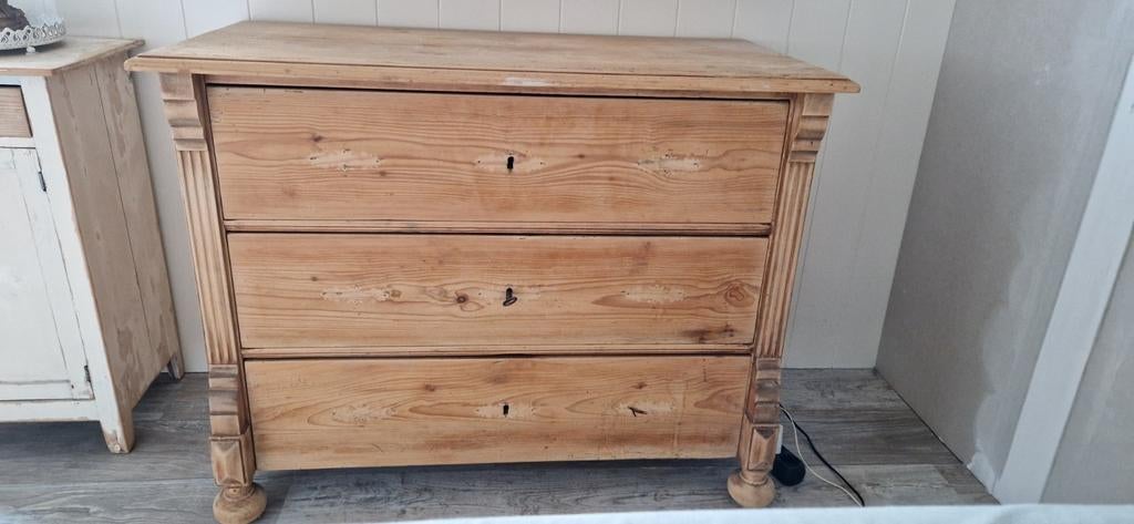 Oud grenen ladenkast, Huis en Inrichting, Ophalen