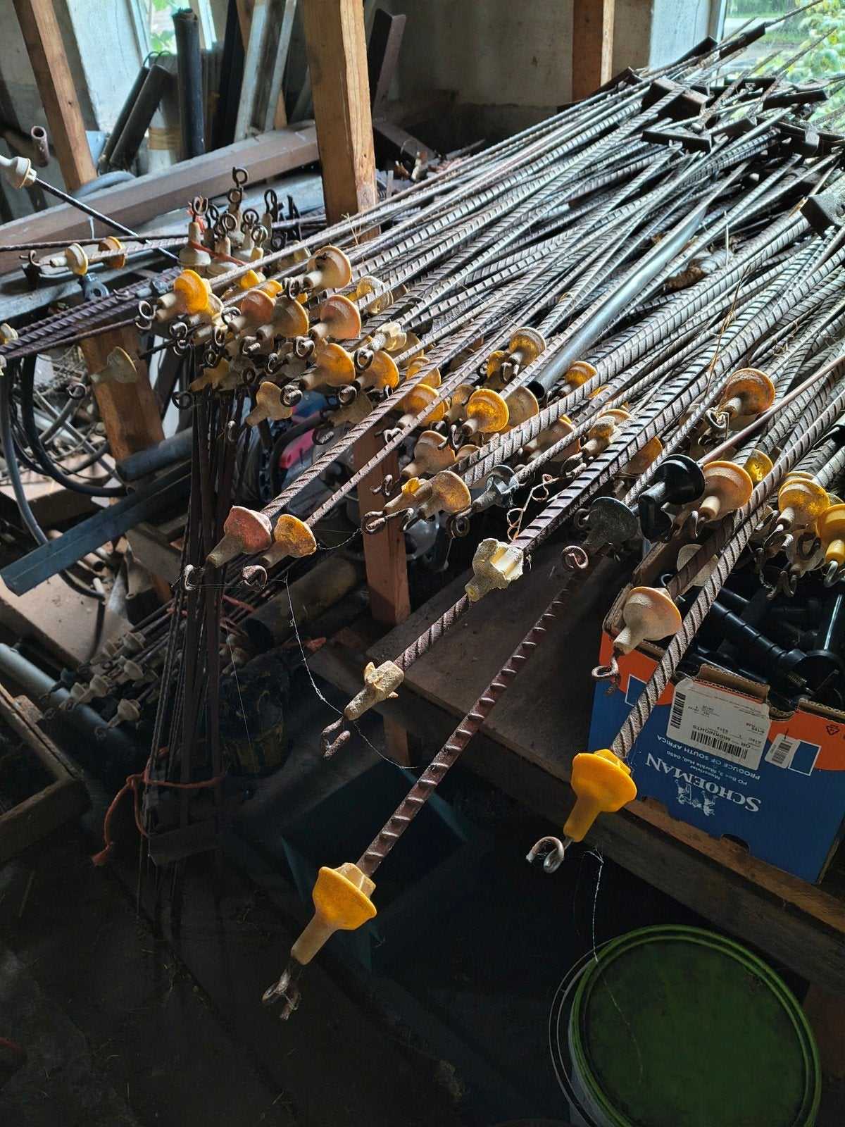 Te koop schrikdraad paaltjes