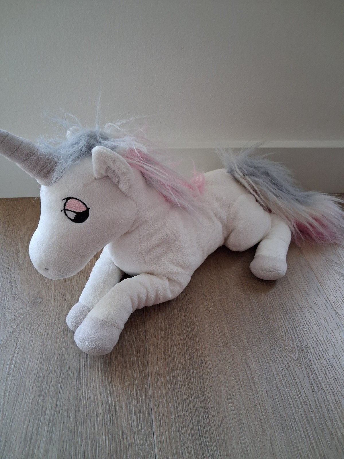 Knuffel eenhoorn Pardoes Efteling paard wit L736, Ophalen of Verzenden, Zo goed als nieuw