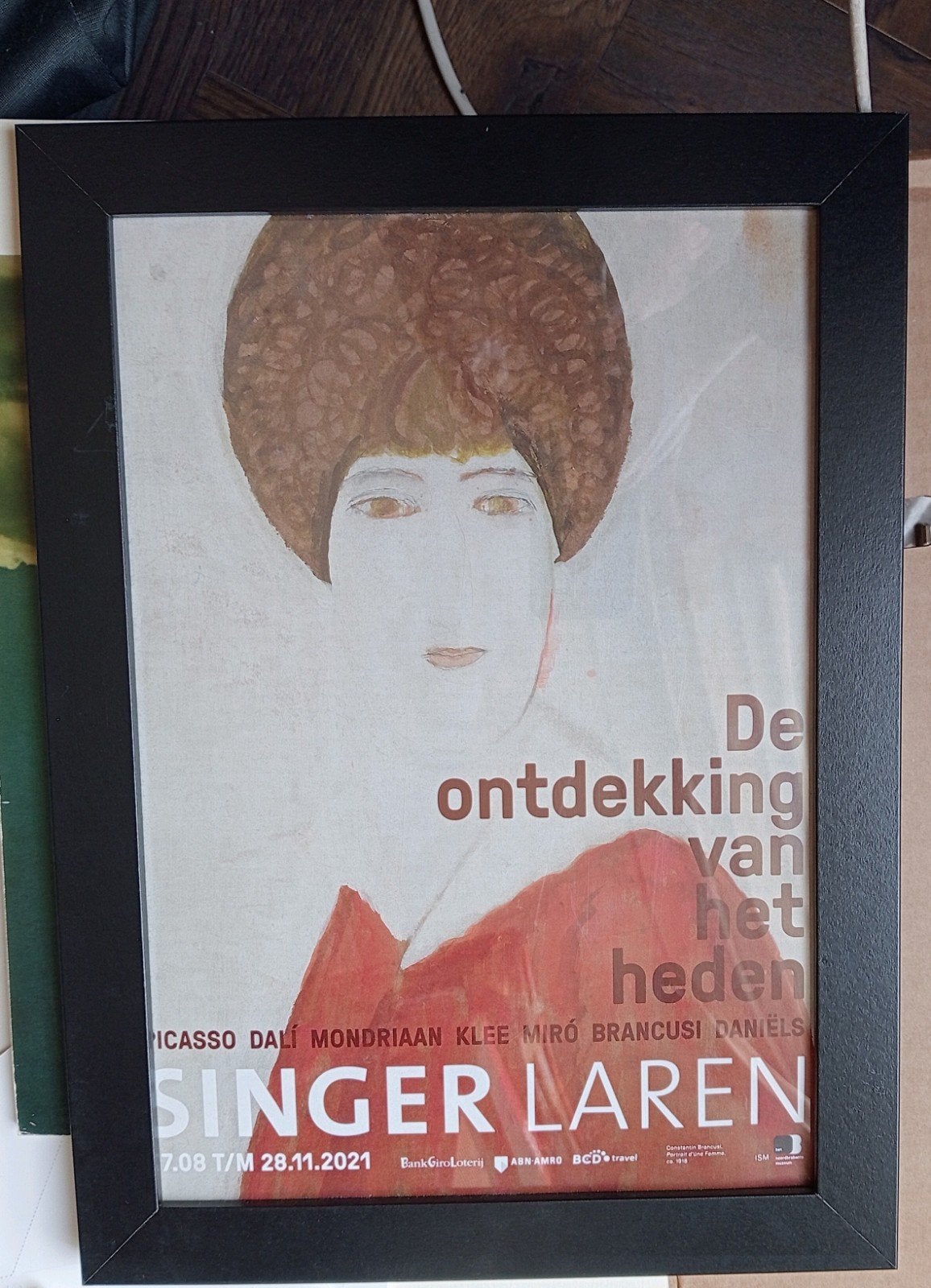 Constantin Brancusi Affiche advertentie Singer Museum, Ophalen of Verzenden, Knipsel(s)