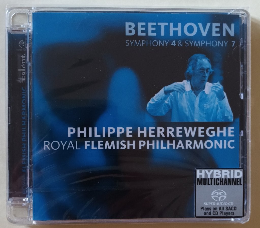 Beethoven - Symphony nrs. 4 en 7 - Philippe Herreweghe, Ophalen of Verzenden, Classicisme, Nieuw in verpakking, Orkest of Ballet