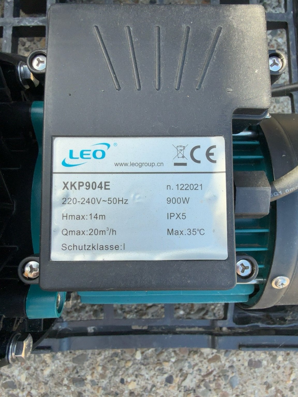 LEO XKP904E Zwembadpomp - Zgan, Krachtig & Efficiënt, Ophalen, Zo goed als nieuw, Zwembadpomp