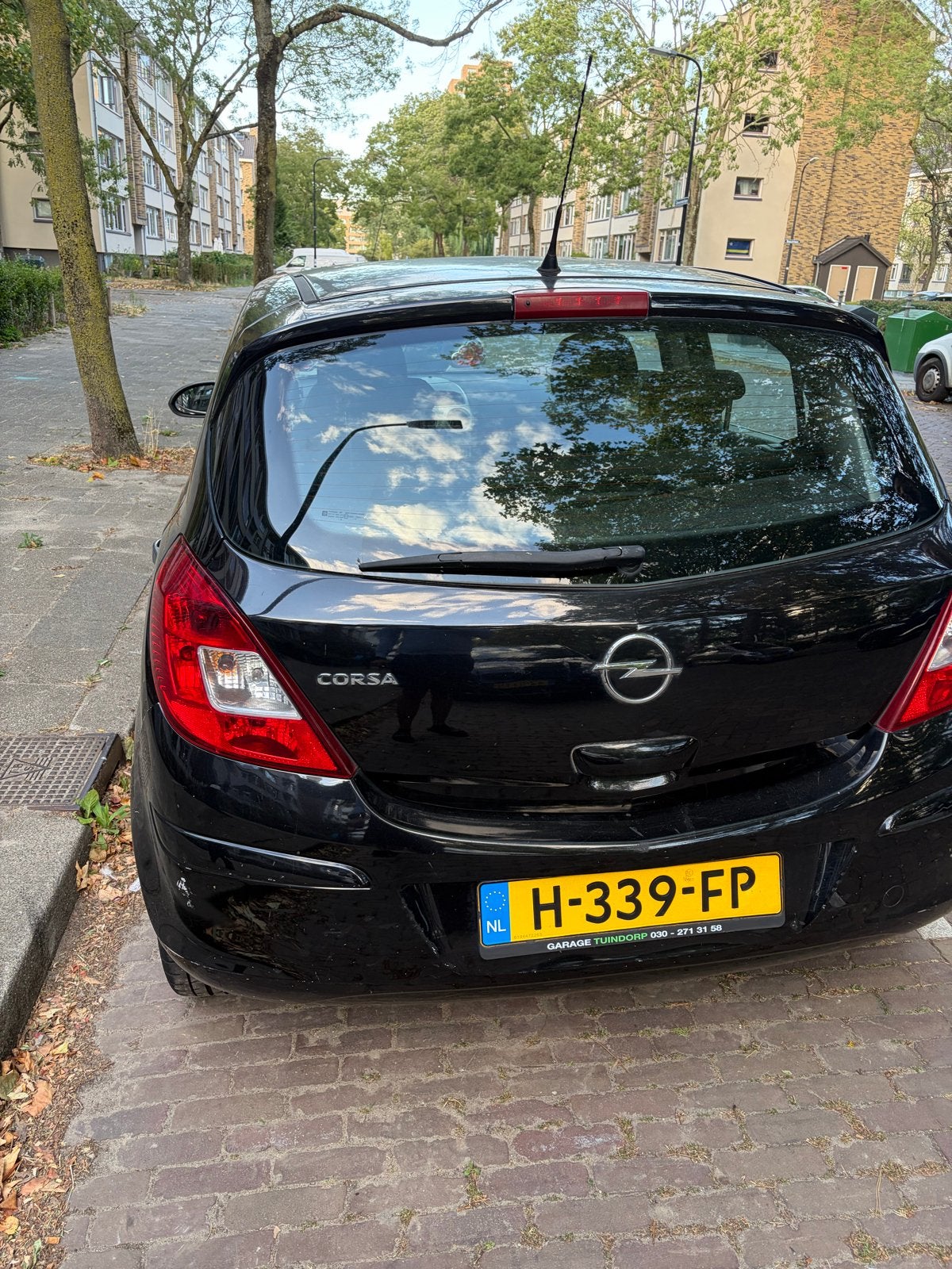 Opel 2009 Zwart, Auto's, 1229 cc, Particulier, 984 kg, Hatchback
