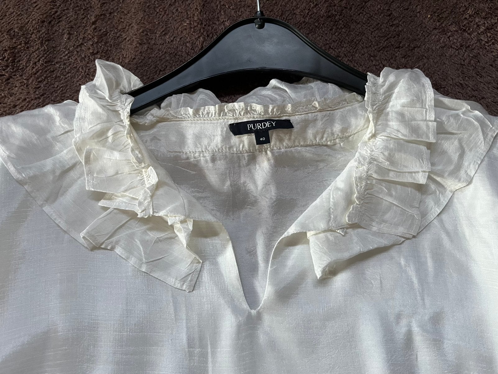 Splinternieuw off-white blouse vsn purdey maat 40, Ophalen of Verzenden, Nieuw, Maat 38/40 (M), Wit