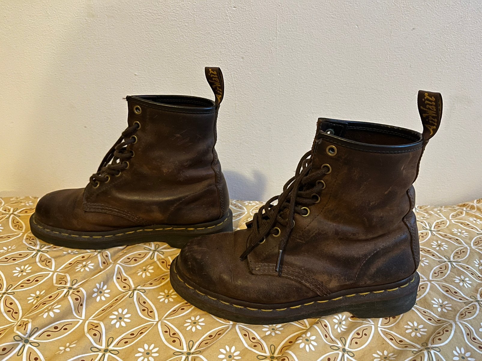 Bruine Dr. Martens maat 37, Ophalen of Verzenden, Gedragen, Bruin