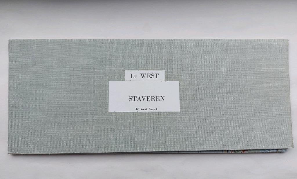 15WEST stafkaart uit 1974 Staveren Andijk Enkhuizen Koudum, Staat der Nederlanden, Ophalen of Verzenden, 1800 tot 2000, Nederland