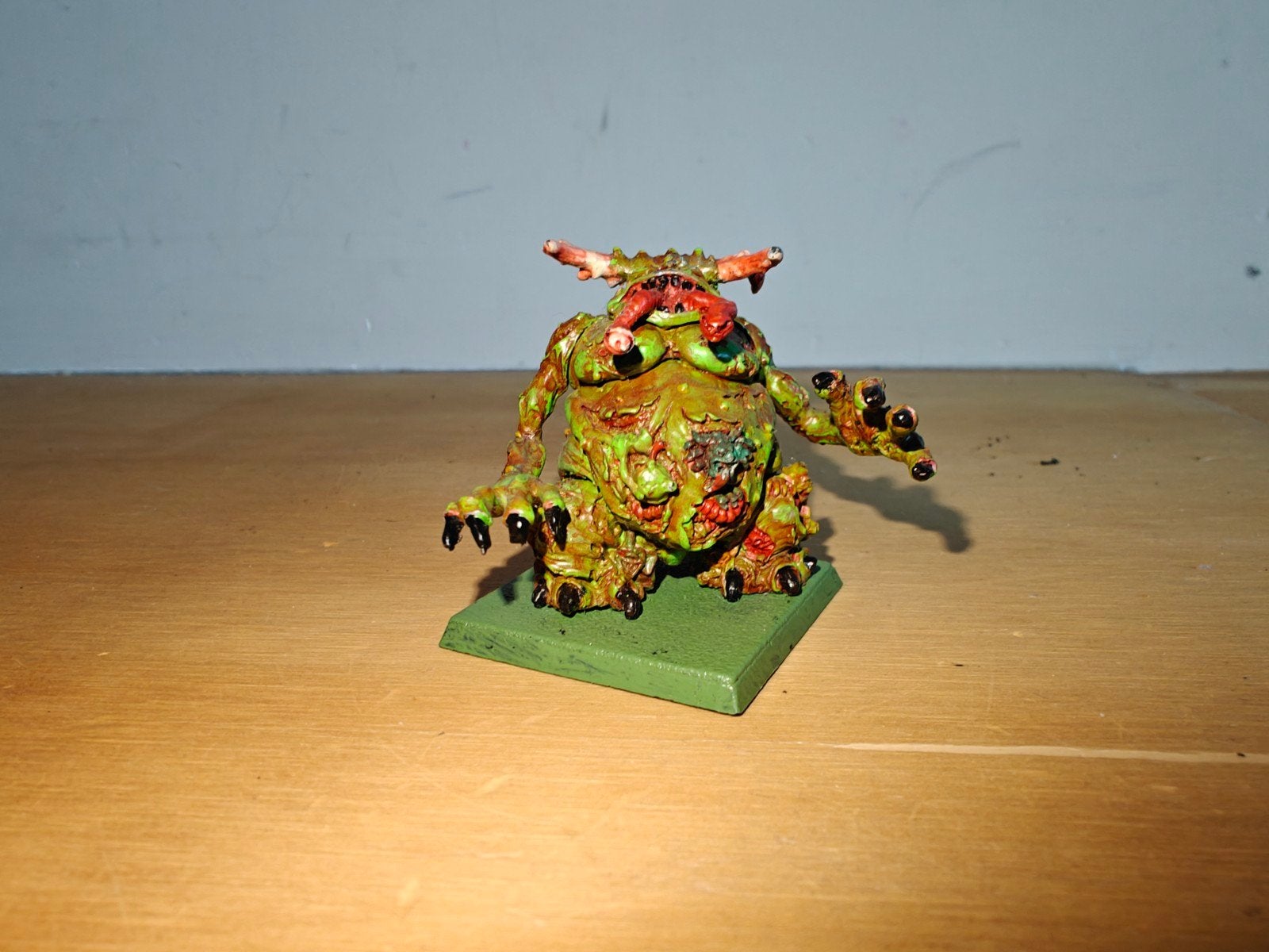 Warhammer Nurgle Daemon Prince Figuur - Geverfd, Gebruikt, Figuurtje(s), Warhammer, Ophalen of Verzenden