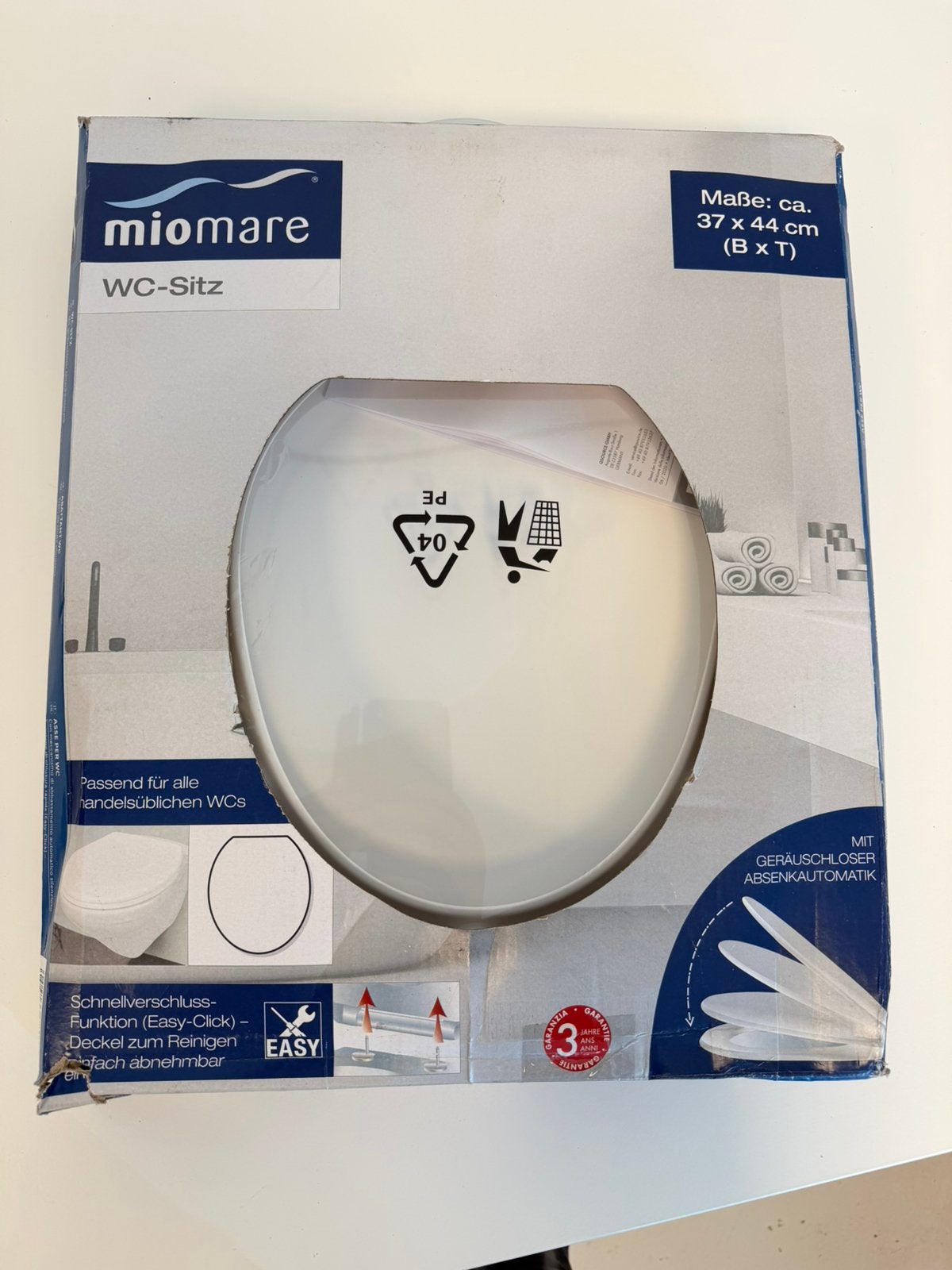 Miomare WC Zitting Softclose Toiletbril NIEUW - Wit wcbril, Wit, Nieuw, Ophalen of Verzenden, H