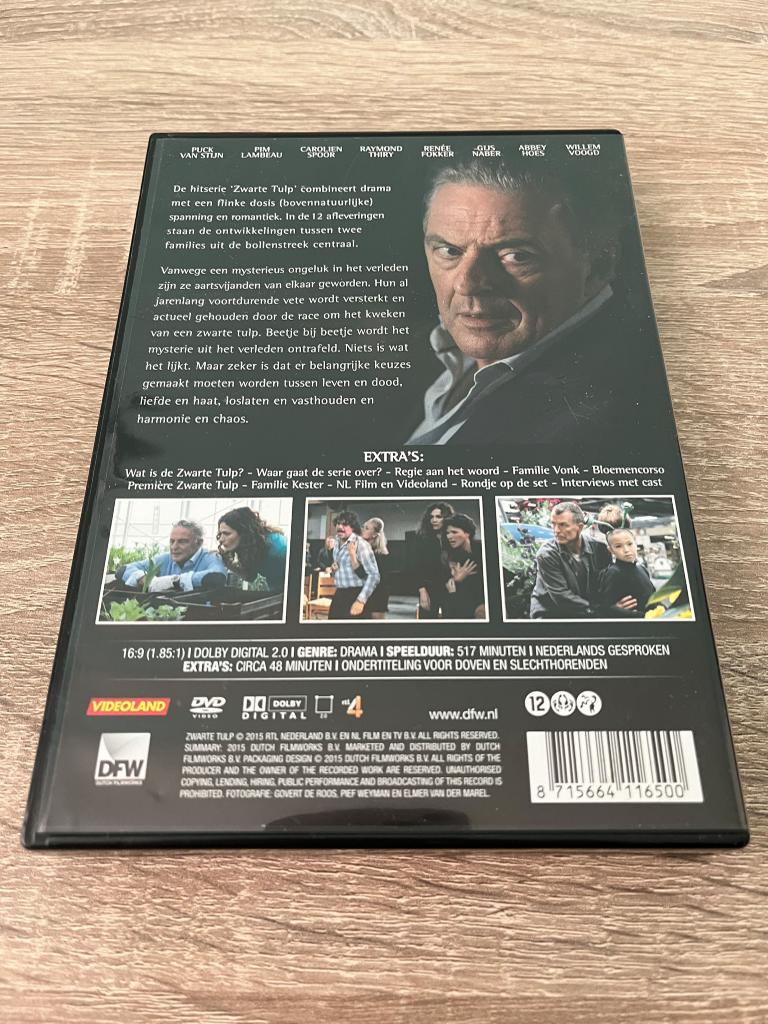 Dvd's Zwarte Tulp - Seizoen 1 en 2, Cd's en Dvd's, Vanaf 12 jaar, Ophalen of Verzenden, Gebruikt, Drama