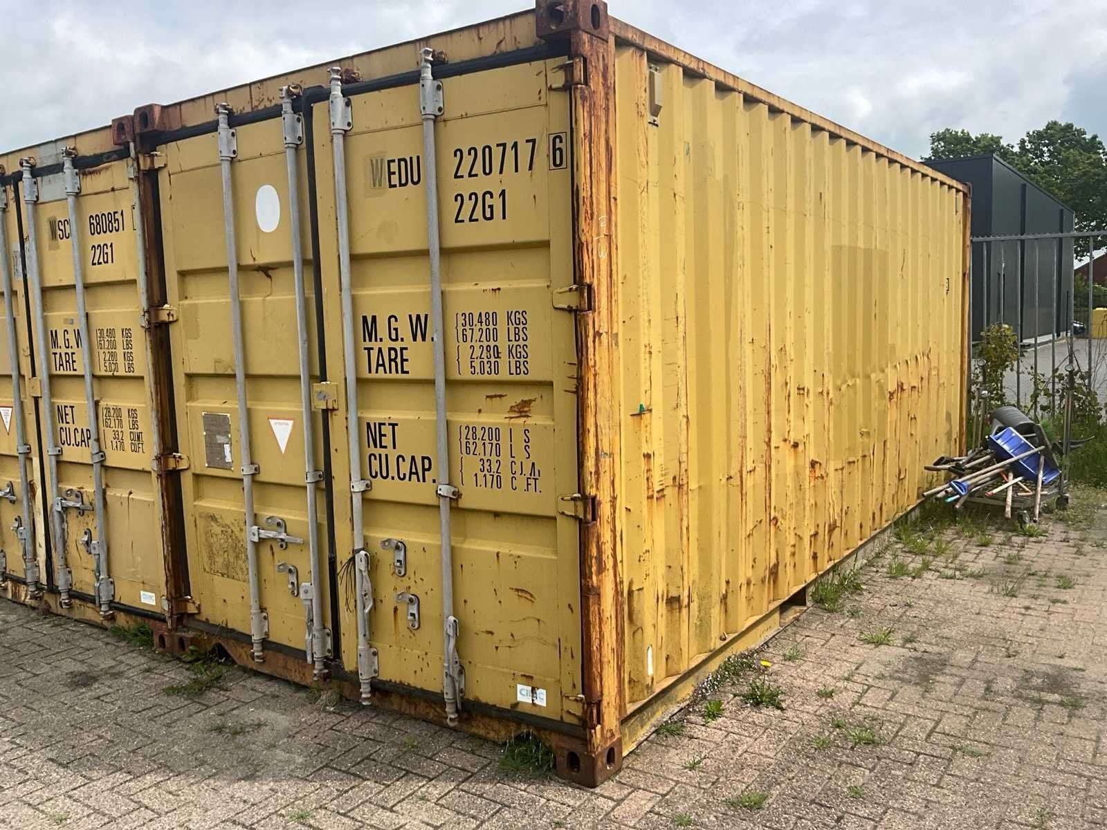 WEDU - 20 ft - Opslagcontainer / zeecontainer
