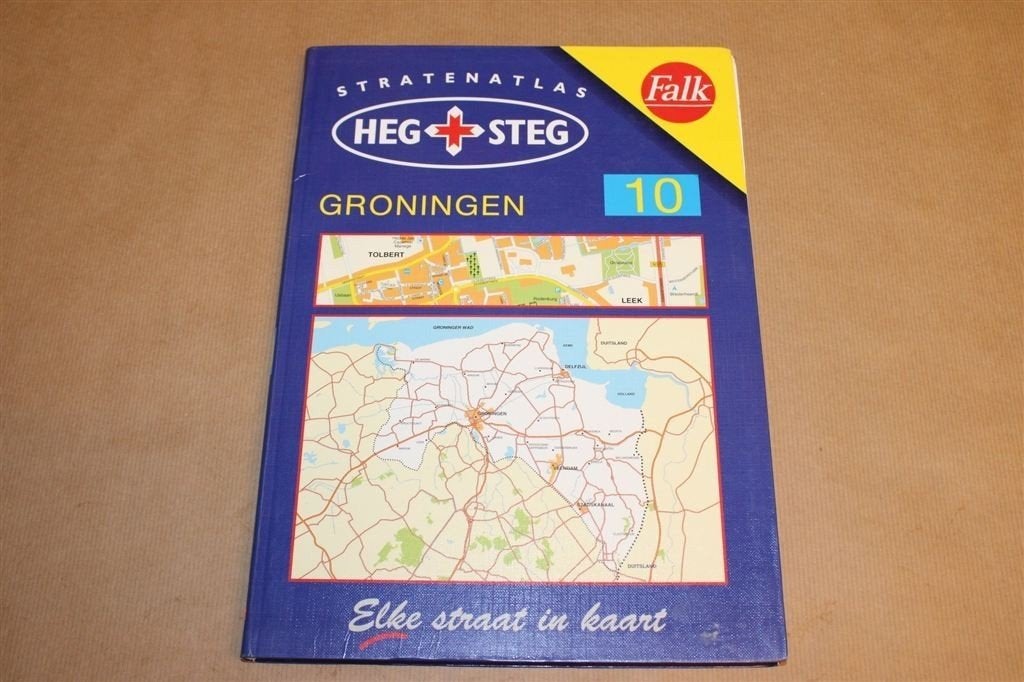 Stratenatlas Heg & Steg: Groningen — Falkplan [1999], Boeken, Gelezen, Ophalen of Verzenden, Landkaart, 1800 tot 2000