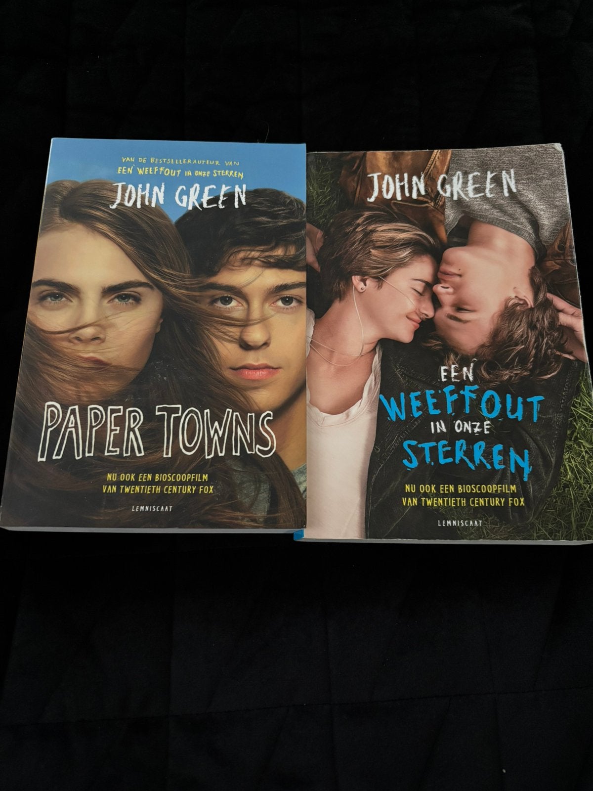 Paper Towns & Een weeffout in onze sterren John Green boek, Ophalen of Verzenden, Zo goed als nieuw, John Green, Fictie