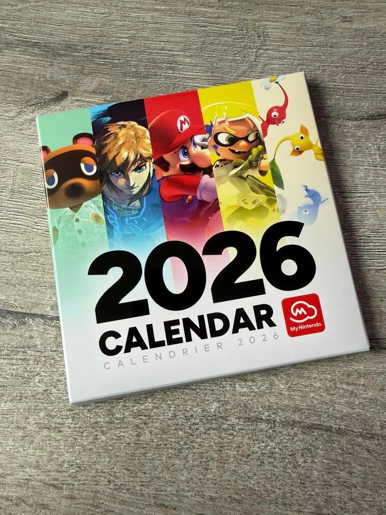 My Nintendo Kalender 2026 | Nintendo Rewards, Ophalen of Verzenden, Jaarkalender, Nieuw