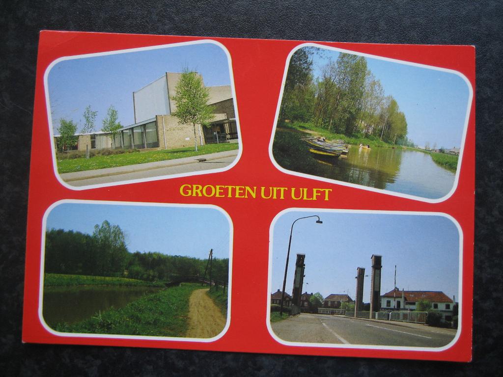 ULFT 4 luiks groeten uit  Grootformaat, Verzamelen, Ansichtkaarten | Nederland, Ophalen of Verzenden, 1960 tot 1980, Gelderland