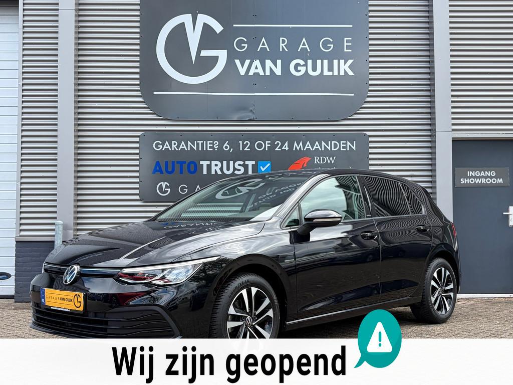 Volkswagen Golf 1.0 TSI 110PK Navi,Clima,ACC,Carplay,Stoel+S, Auto's, Voorwielaandrijving, Stof, Gebruikt, Zwart