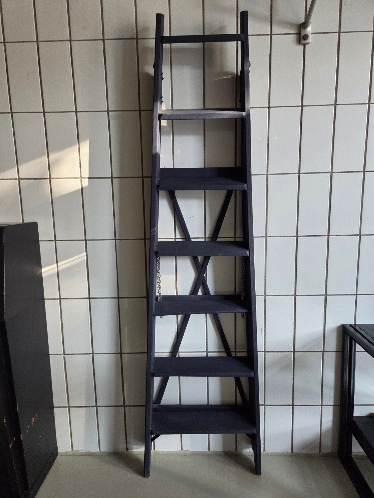 Ladder, vintage decoratie., Ophalen, Gebruikt, Hout, Vintage