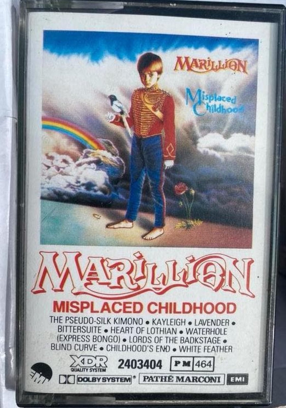 Marillion cassette misplaced childhood, Ophalen of Verzenden, Zo goed als nieuw, Pop, 1 bandje