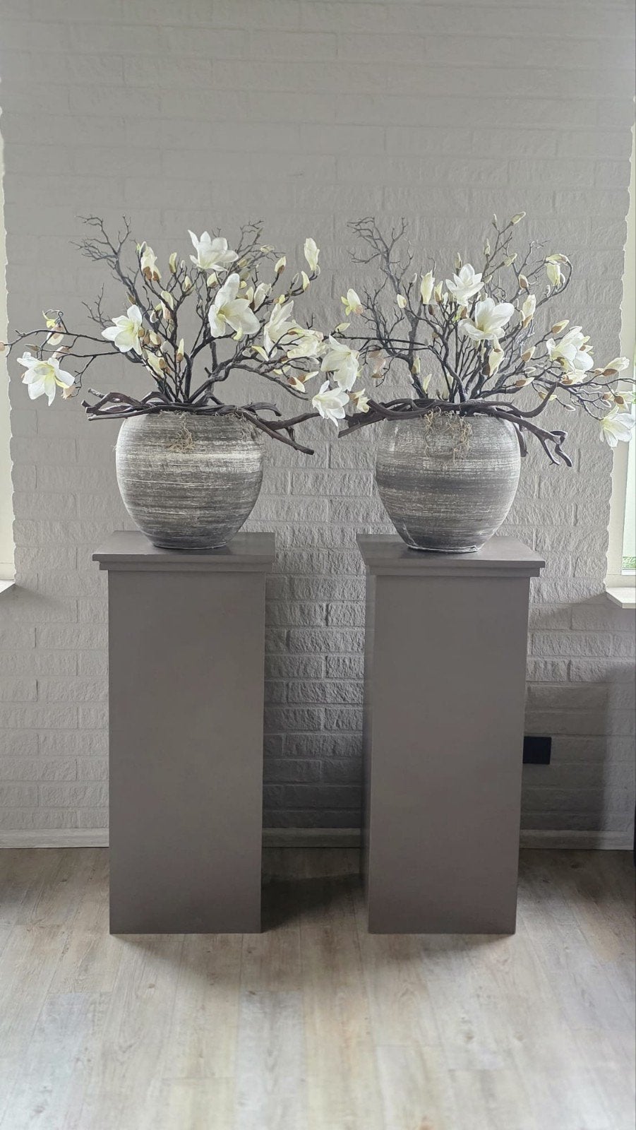 Set van 2 decoratieve zuilen, Ophalen, Gebruikt