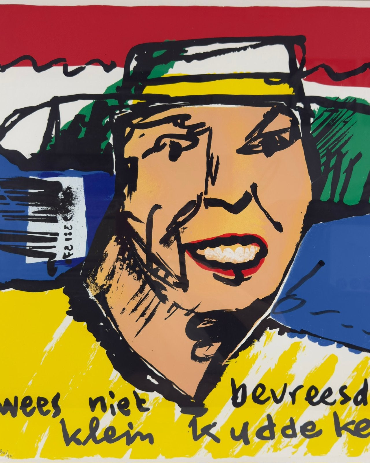 Herman Brood (1946–2001) – Wees niet bevreesd klein kuddeke, Ophalen, Gelimiteerde oplage, Papier/karton, Print