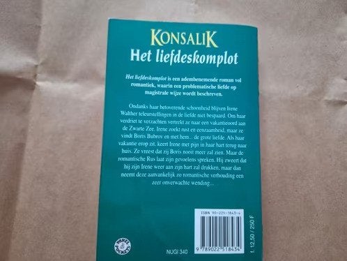 Heinz G. Konsalik - Het liefdeskomplot h3, Boeken, Gelezen, Wereld overig, Heinz G. Konsalik, Ophalen of Verzenden
