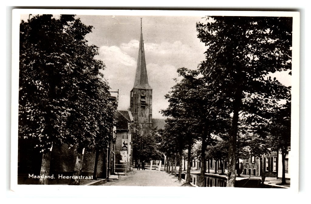 Maasland, Heerenstraat, Verzenden, 1940 tot 1960, Ongelopen, Zuid-Holland