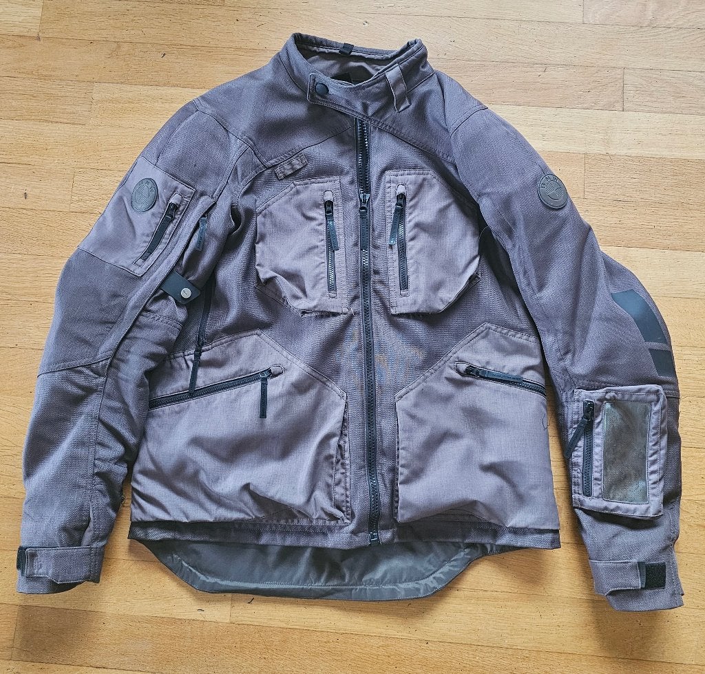 BMW Motorrad Motorjas zgan Rallye GTX MT 110 OLIJFGROEN, Jas | textiel, Heren, Tweedehands, Ophalen
