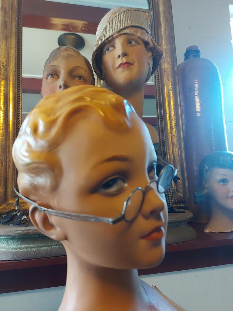 Antiek victoriaans brilletje met verleng pootjes, Ophalen of Verzenden