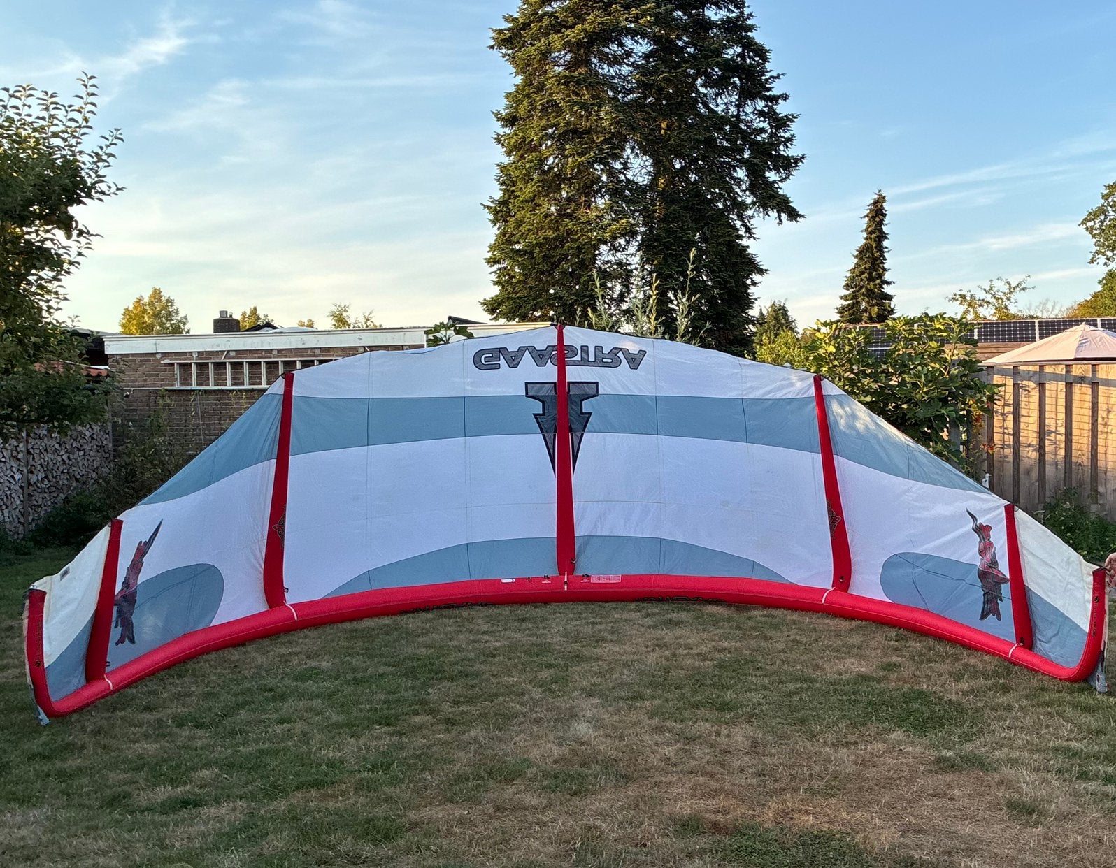 Kite Gaastra Force 16m2 incl bar 60 cm, Ophalen, Gebruikt, 16 m² of meer, Geen board