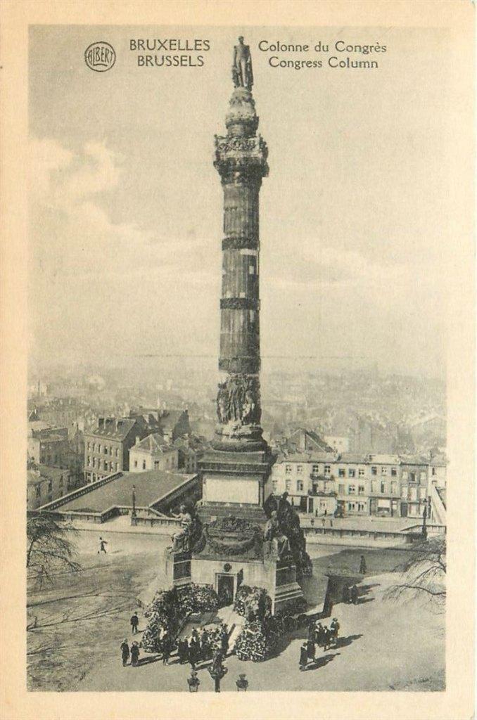 701-482-043 Bruxelles Colonne du Congres, Verzenden, Voor 1920, Overig Europa